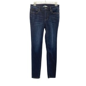 Matilda Jane Skinny Jeans Womens 6 Dark Wash Denim Blue Stretch Mid Rise Pockets